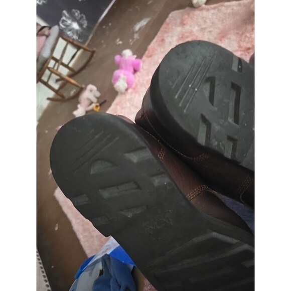 H.s TRASK Mens Ankle LACE UP Boots 10.5M Brown Leather H8501-200 HTF - Picture 7 of 7